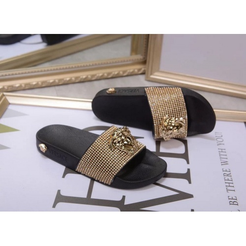 Versace Fashion Slippers For Men #480874 $60.00 USD, Wholesale Replica Versace Slippers