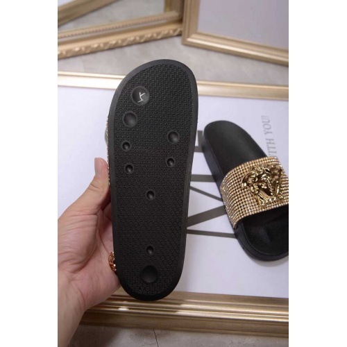 Replica Versace Fashion Slippers For Men #480874 $60.00 USD for Wholesale