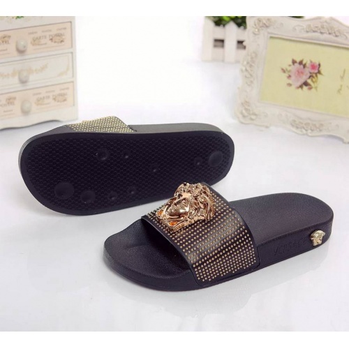 Replica Versace Fashion Slippers For Men #480875 $60.00 USD for Wholesale
