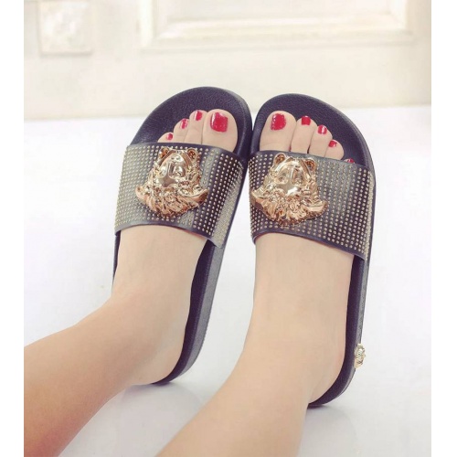 Replica Versace Fashion Slippers For Women #480878 $60.00 USD for Wholesale