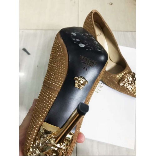 Replica Versace High-Heeled Shoes For Women #480882 $78.00 USD for Wholesale
