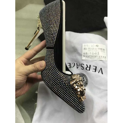 Replica Versace High-Heeled Shoes For Women #480887 $78.00 USD for Wholesale