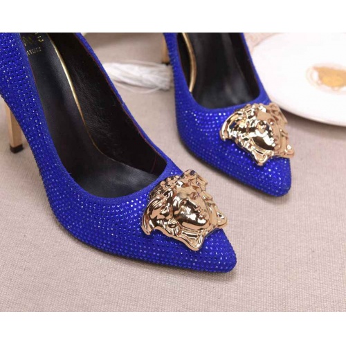 Replica Versace High-Heeled Shoes For Women #480888 $78.00 USD for Wholesale