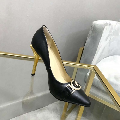 Replica Versace High-Heeled Shoes For Women #480889 $78.00 USD for Wholesale