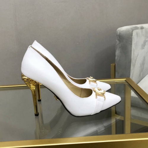 Replica Versace High-Heeled Shoes For Women #480891 $78.00 USD for Wholesale