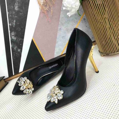 Replica Versace High-Heeled Shoes For Women #480893 $82.00 USD for Wholesale