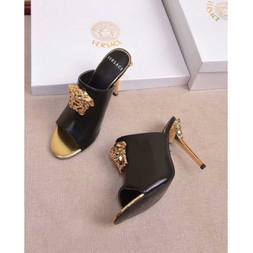 Replica Versace Fashion Slippers For Women #480908 $78.00 USD for Wholesale