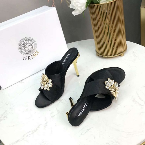 Replica Versace Fashion Slippers For Women #480910 $80.00 USD for Wholesale