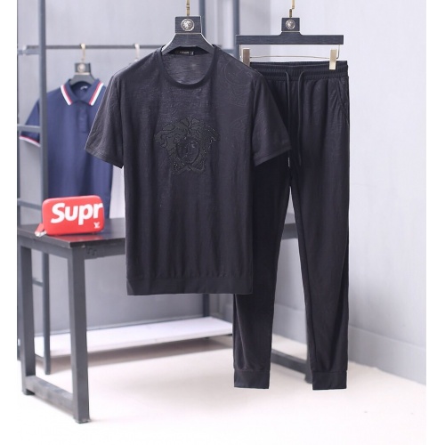 Versace Tracksuits Short Sleeved For Men #480912 $62.00 USD, Wholesale Replica Versace Tracksuits