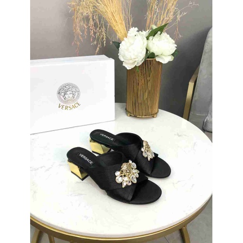Versace Fashion Slippers For Women #480914 $78.00 USD, Wholesale Replica Versace Slippers