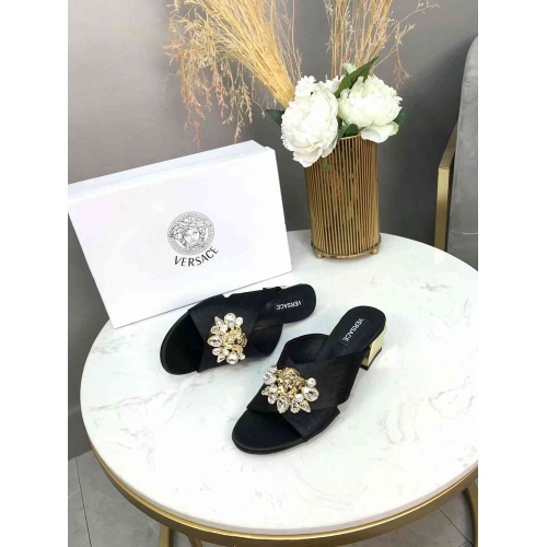 Replica Versace Fashion Slippers For Women #480914 $78.00 USD for Wholesale
