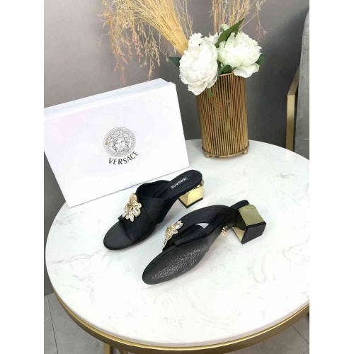 Replica Versace Fashion Slippers For Women #480914 $78.00 USD for Wholesale