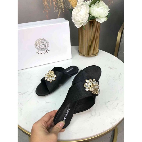 Replica Versace Fashion Slippers For Women #480923 $78.00 USD for Wholesale