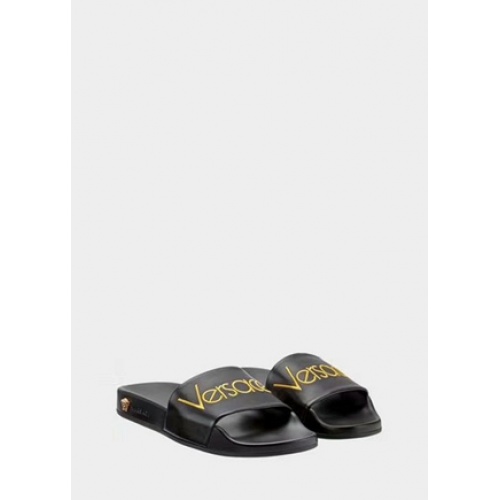 Replica Versace Fashion Slippers For Women #480934 $52.00 USD for Wholesale