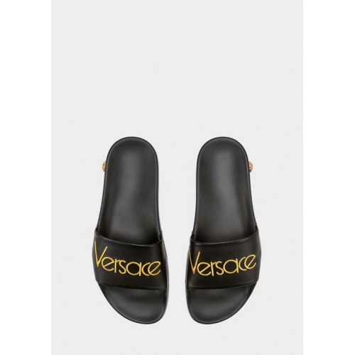 Versace Fashion Slippers For Men #480937 $52.00 USD, Wholesale Replica Versace Slippers