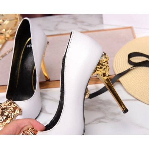 Replica Versace High-Heeled Shoes For Women #480942 $78.00 USD for Wholesale