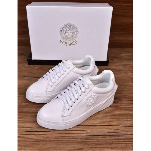 Replica Versace Casual Shoes For Women #480946 $85.00 USD for Wholesale