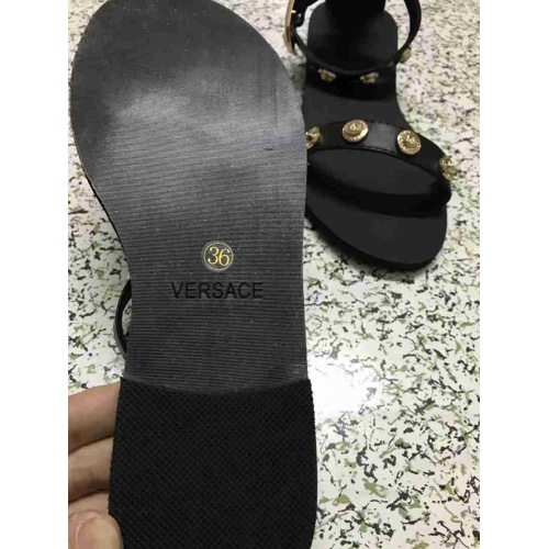 Replica Versace Fashion Sandal For Women #480958 $64.00 USD for Wholesale