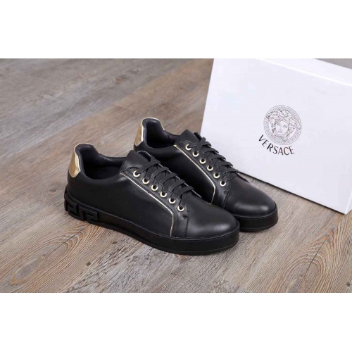 Versace Casual Shoes For Men #480964 $85.00 USD, Wholesale Replica Versace Flat Shoes