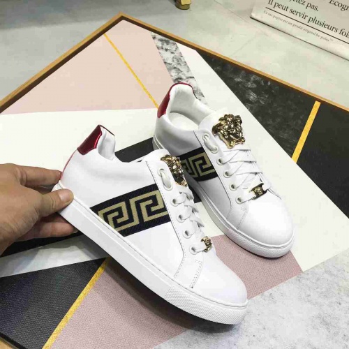 Replica Versace Casual Shoes For Men #480968 $85.00 USD for Wholesale