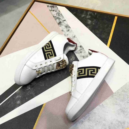 Replica Versace Casual Shoes For Men #480968 $85.00 USD for Wholesale