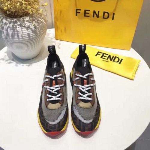 Replica Fendi Casual Shoes For Women #480978 $85.00 USD for Wholesale