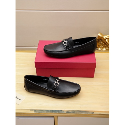 Replica Salvatore Ferragamo SF Leather Shoes For Men #481336 $68.00 USD for Wholesale