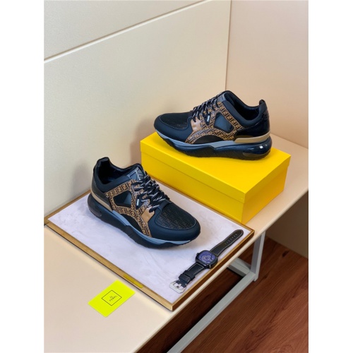 Replica Fendi Casual Shoes For Men #481473 $95.00 USD for Wholesale
