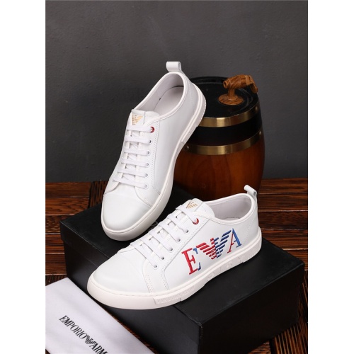 Replica Armani Casual Shoes For Men #481795 $75.00 USD for Wholesale