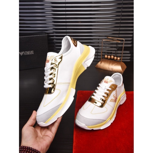 Replica Armani Casual Shoes For Men #481834 $80.00 USD for Wholesale
