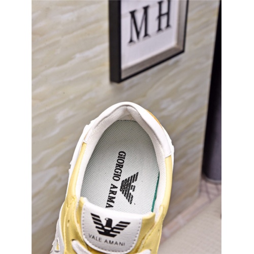 Replica Armani Casual Shoes For Men #481841 $80.00 USD for Wholesale