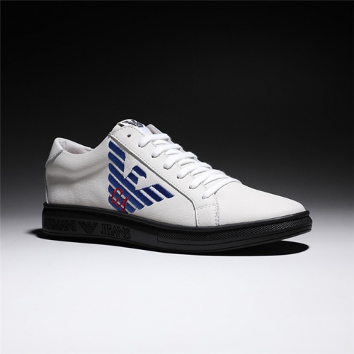 Replica Armani Casual Shoes For Men #482198 $75.00 USD for Wholesale