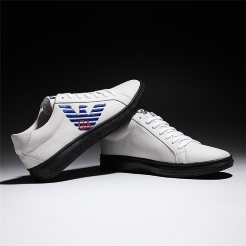 Replica Armani Casual Shoes For Men #482198 $75.00 USD for Wholesale