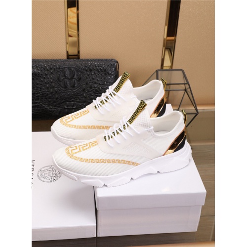Replica Versace Casual Shoes For Men #483014 $78.00 USD for Wholesale