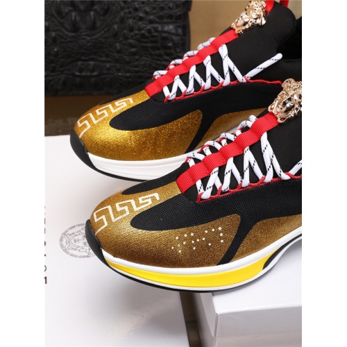 Replica Versace Casual Shoes For Men #483032 $80.00 USD for Wholesale