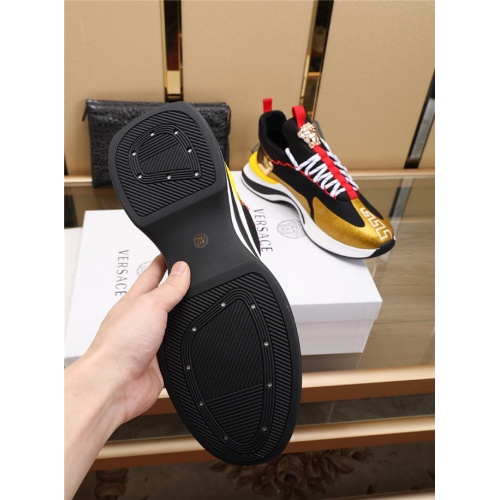 Replica Versace Casual Shoes For Men #483032 $80.00 USD for Wholesale
