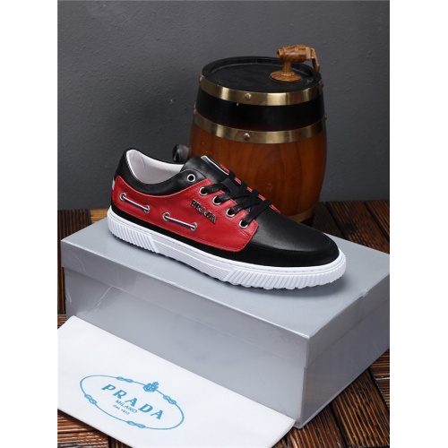 Replica Prada Casual Shoes For Men #483173 $75.00 USD for Wholesale