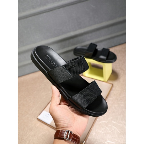 Prada Fashion Slippers For Men #483437 $52.00 USD, Wholesale Replica Prada Slippers