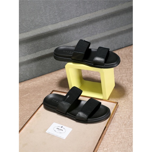 Replica Prada Fashion Slippers For Men #483437 $52.00 USD for Wholesale