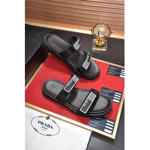 Prada Fashion Slippers For Men #483444 $56.00 USD, Wholesale Replica Prada Slippers