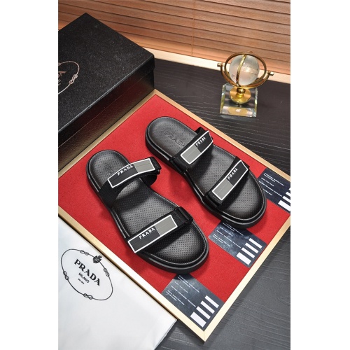 Replica Prada Fashion Slippers For Men #483444 $56.00 USD for Wholesale