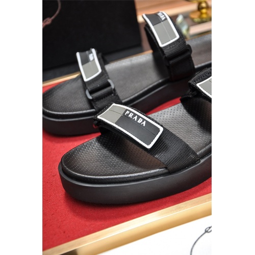 Replica Prada Fashion Slippers For Men #483444 $56.00 USD for Wholesale