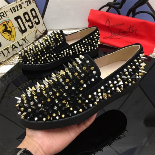 Replica Christian Louboutin CL Shoes For Men #484941 $82.00 USD for Wholesale