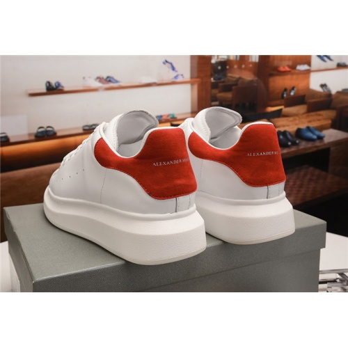 Replica Alexander McQueen Leather Shoes For Women #485004 $80.00 USD for Wholesale