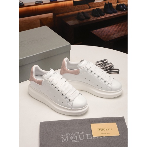 Replica Alexander McQueen Leather Shoes For Women #485006 $80.00 USD for Wholesale