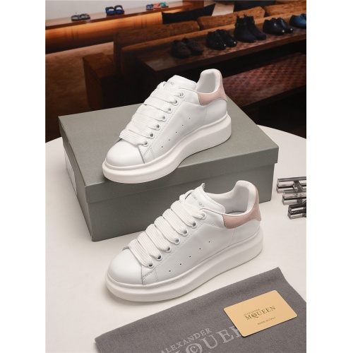 Replica Alexander McQueen Leather Shoes For Women #485006 $80.00 USD for Wholesale