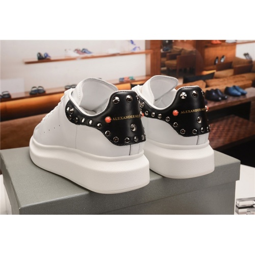 Replica Alexander McQueen Leather Shoes For Women #485009 $82.00 USD for Wholesale