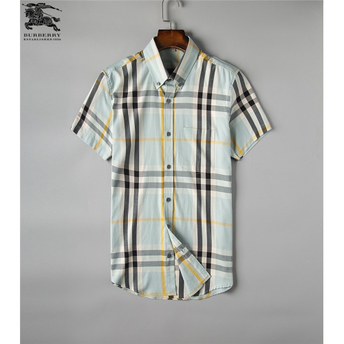 Burberry Shirts Short Sleeved For Men #485516 $36.50 USD, Wholesale Replica Burberry Shirts