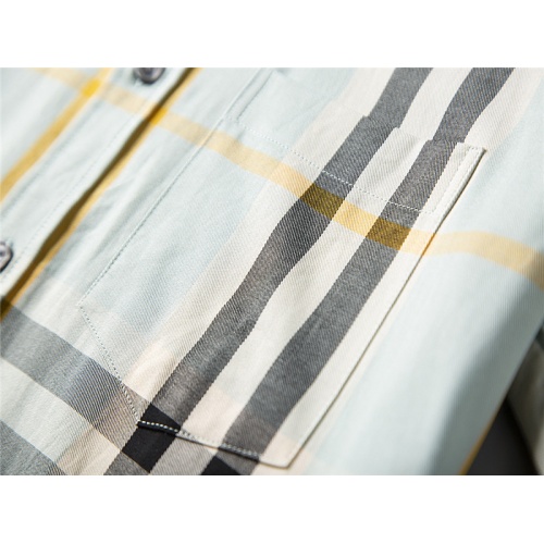 Replica Burberry Shirts Short Sleeved For Men #485516 $36.50 USD for Wholesale