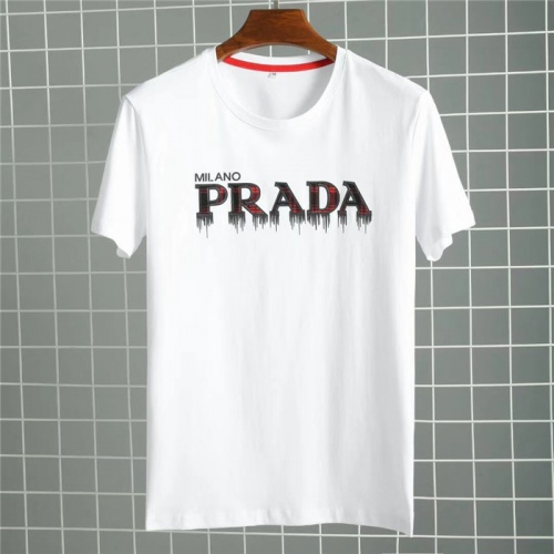 Prada T-Shirts Short Sleeved For Men #485734 $31.60 USD, Wholesale Replica Prada T-Shirts